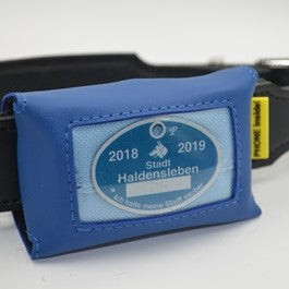 josi.li GPS Hülle für GPS Hundetracker – Hochwertige Befestigung mit Sicherem Verschluss, Kunstleder Schutzhülle für Dog XL - mit Sichtfach für Hundemarken – in Verschiedenen Farben