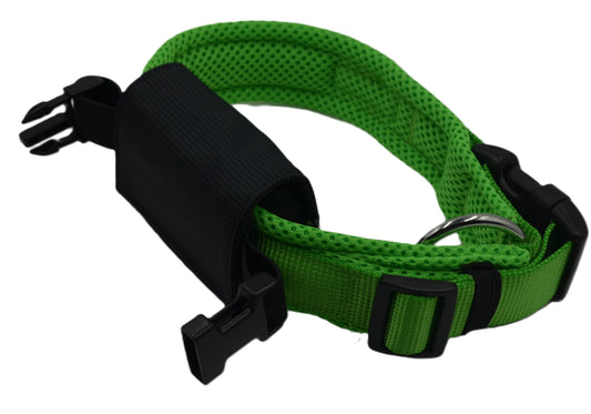 josi.li Tracker-Tasche, sichere Befestigung für große Tractive Tracker, XL, Adventure, Dog 4, Dog 6, Nylon extra stark, schwarz, sicherer Verschluss