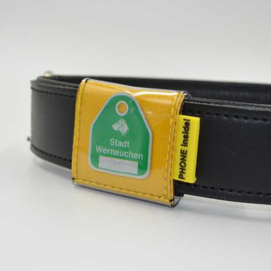 josi.li Hundemarkentasche 33mm Marken Sichtfach Planenmaterial schwimmtauglich