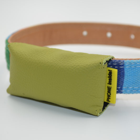 josi.li GPS attachment: High-quality leather tracker pouch for Tractive Dog 4 and XL - Active dogs - Choice of colors - Secure closure