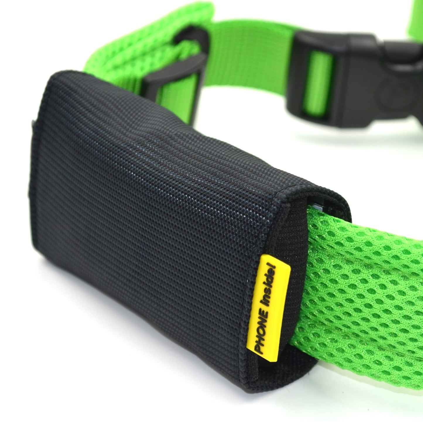 josi.li Tracker-Tasche, sichere Befestigung für große Tractive Tracker, XL, Adventure, Dog 4, Dog 6, Nylon extra stark, schwarz, sicherer Verschluss