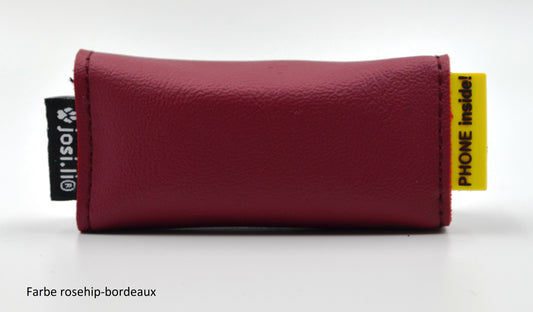 josi.li Tracker-Tasche - Katzen, Hunde - weiches Kunstleder, Cat 4, Weenect, Tractive und weitere GPS Modelle