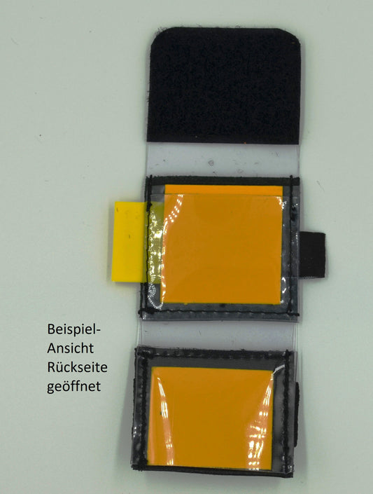 josi.li Schutzhülle für Hundemarke  bis 30mm, Hundemarkentasche für Halsband und Geschirr aus Nylon - Farbwahl - wasserfest