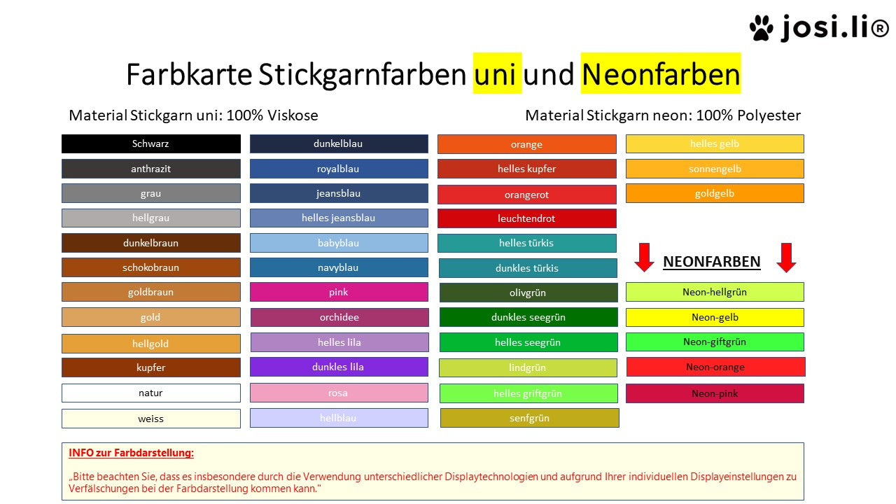 josi.li® Hundemarkentasche, hochwertiges Nappaleder bestickt, Farbwahl, Verschlusswahl