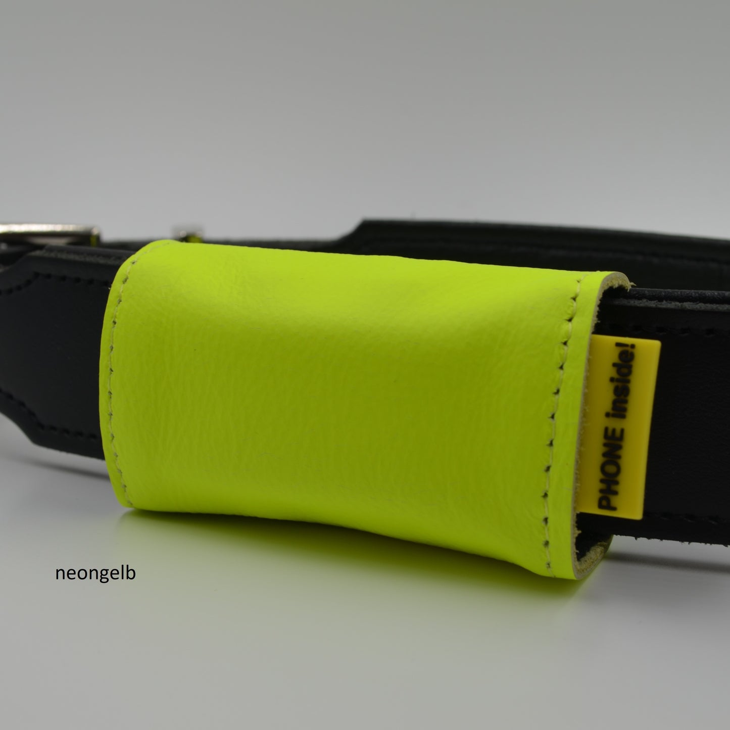 josi.li GPS Befestigung: Hochwertige Tracker Tasche aus Leder mit Nylon kombiniert für Dog 4 - Aktive Hunde - Sonderfarben - Sicherer Verschluss