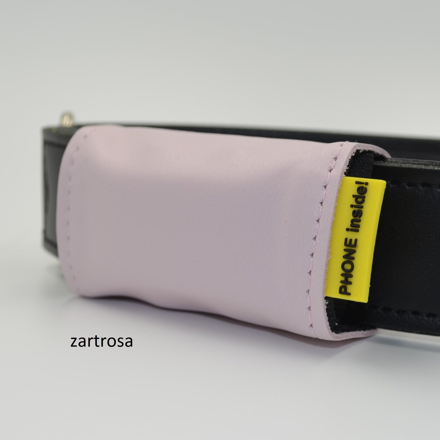 josi.li GPS Befestigung: Hochwertige Tracker Tasche aus Leder mit Nylon kombiniert für Dog 4 - Aktive Hunde - Sonderfarben - Sicherer Verschluss