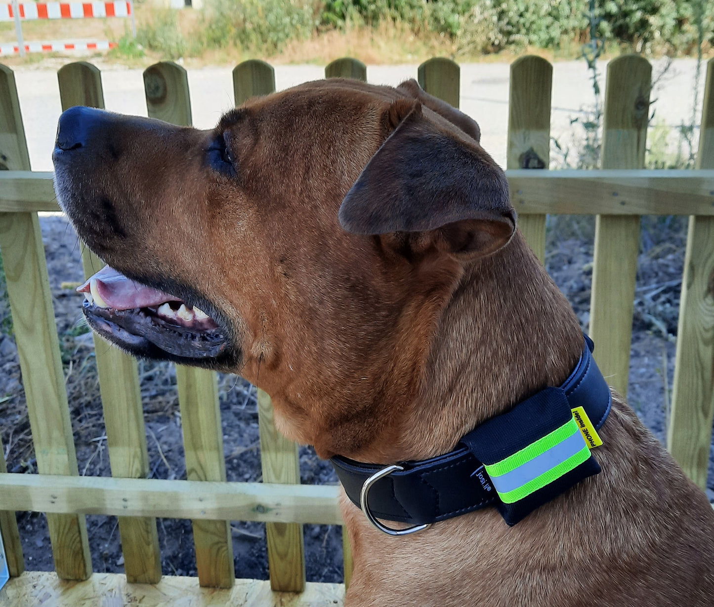josi.li GPS Tracker Tasche für Hunde – alle Trackermodelle - Hochwertige Trackerhülle aus Nylon mit Reflektorband, Farbwahl und sicherem Verschluss